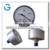High Quality 2.5 Inch Stainless Steel Brass Internal Vacuum Pressure Guage With Back Mounting Quality Choice thumbnail-1