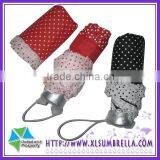 19.5''Plastic Manual Mini Gift 5 Folding Sun Umbrella