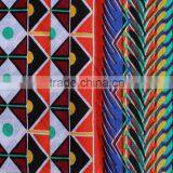 Zig Zag Stripe Diamond Shape Printed Polyester Cotton Rayon Blend Fabric thumbnail-2