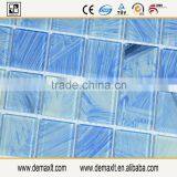 Handcraft Light Blue Glass Mosaic for Swimming Pool Project 25x25x4 Chip Size thumbnail-4