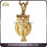 KSTONE Gold Plated Owl Pendant Costume Pendants Jewelry Clear Meaningful Pendants thumbnail-1