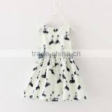 Cotton Print Classic Girls Casual Dresses thumbnail-2