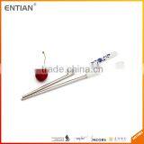 Hot Sale Promotional Ceramic Handle Stainless Steel Chopsticks thumbnail-2