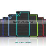 2015 New Products TPU+PC Football Pattern Case for Sony Xperia z5 Case Factory Price thumbnail-2