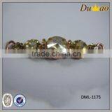 Rhinestone Shoe Ornament With Alloy Chain for Slipper Sandal thumbnail-1