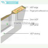 Four Panel White Primed Traditional Style Living Room Door thumbnail-3