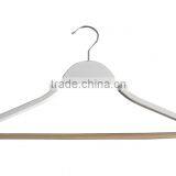 Wholesale Cheap Hanger With Anti Slip Teeth , Laminated Hanger With Bar Hot Sale Hanger thumbnail-1