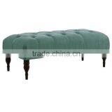 Leather Chair and Ottomans thumbnail-4