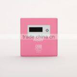 Pisen Power Bank,LCD Power Station (5000 MAh) (Multi Color Option) Pink White Blue