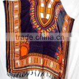Vintage Retro HIPPIE BOHO GYPSY ART Music Festival African Dashiki Fringe Shirt Shirts BLACK thumbnail-2