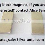 Sintered Block Magnet,/50x19x6 mm N42 Neodymium Magnets