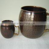 MINI SMALL MOSCOW MULE COPPER MUG PURE SOLID 100% COPPER NEW STLYE thumbnail-5
