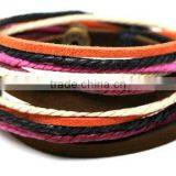 Orange Leather Bracelet thumbnail-1