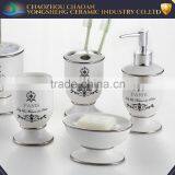Professional Supplier Decal Hotel Ceramic Bathroom Fitting Set Wholesale thumbnail-2