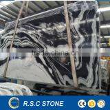 Polished Panda White Marble Slabs thumbnail-1