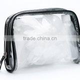 Store More Black Frame Durable Travel Handled Cosmetic Bag With Metal Zipper thumbnail-2
