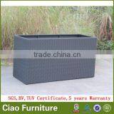 Hot Sell Outdoor Aluminum Frame Flower Pot thumbnail-2