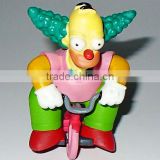 custom plastic clown figurines injection molded,custom design figurines clown plastic injection