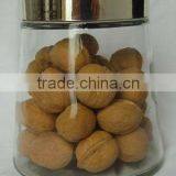 Transparent Narrow Mouth Honey Glass Jar for Nut With Metal Lid thumbnail-1