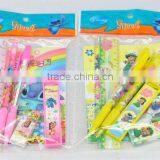 6PC ( 2PC Pen + Lead of Pencil +Eraser +Ruler +Notebook) Stationery thumbnail-2