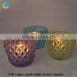 Scented Crystal Candle Coloured Candle in Glass Jar thumbnail-4