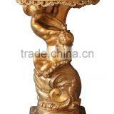 MM-4513-01 Leading Vintage Flower Stands With Carved Parts