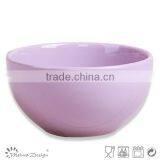 Purple Color Glazed Ceramic Tableware China Bowl thumbnail-1
