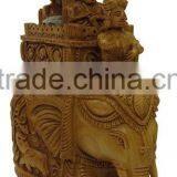 Animal Shaped Wood Carving Art Crafts thumbnail-1