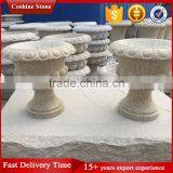 Natural Yellow Granite Flower Pot For Garden Decoration thumbnail-5