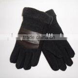 Black Pig Leather Glove for Riding thumbnail-1