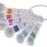 ZY-L1009 New Design Plastic Measuring Spoon Set thumbnail-2