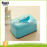 Cute Cartoon Square Face Tissue Box Plastic Tissue Box thumbnail-3