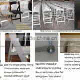 Beech Wood Folding Chair With Pad Wedding Folding Chair thumbnail-6
