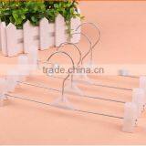 Open Ended Metal Mens Pants Hanger With 2 Clips thumbnail-5