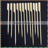 Carbonized Color Hot Stamped Paddle Skewer With Custom Package