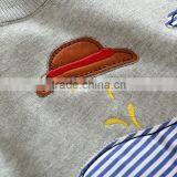 Hot New Design Appliqued Shark Pattern Pullover Baby Sweaters Custom thumbnail-6