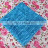 9" Wide Elastic Handmade Plain Crochet Headband for Baby Tutu Tops thumbnail-3