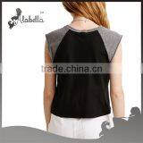 Contrast Panel Design for Black Tops With Custom Printed thumbnail-2