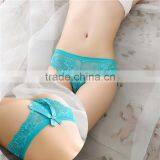 Stock New 2016 Lace Sey Women Panties Sey Women Thongs and G Strings Transparent Female Seamless Lingerie Hipster Flower Underwe thumbnail-1