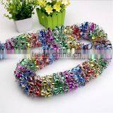 Good Quality Christmas Tree Decorations Tinsel Garland Colorful Large Indoor Decoration Wholesale thumbnail-1