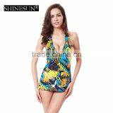 2017new Arrival Splendid Fireworks Split Swimwear Women Bikini Swimsuit thumbnail-5