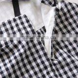 Wholesale Boutique Gingham Dress Fine Shoulder Straps Design A-word Frocks thumbnail-5