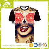 2016 Customised Men's Sublimation Full Print Short Sleeve 100%Cotton T-Shirt Wholesale thumbnail-1