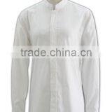 Custom Plus Size Shirt Womens Long Sleeve Shirt Office Workwear White Blank Bloue Shirt thumbnail-2