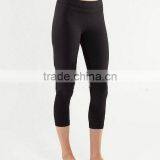 2015Wholesale 100% Polyester Womens Slim Fit 3/4 Sports Pants T-6 thumbnail-1