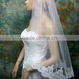2016 Hot Sale Soft One-layer Bridal Veil/Beautiful Lace Wedding Veil thumbnail-2