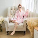 Manufacturer Winter Creative New Flannel Accept Waist Ladies Pajamas, Nightgown Totoro Cartoon Upset Long-sleeved Bathrobe thumbnail-4