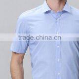 Wholesale Slim Fit t Shirt for Men Light Blue t Shirt thumbnail-3