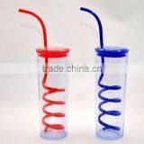 Drink Cup With Screw Straw thumbnail-1