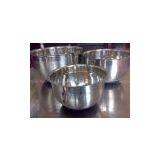 Customized Green Pink Color Collapsible Silicone Mixing Bowl With Lid for Outside，3 Pcs &set Stainless Steel Salad Bowl thumbnail-3